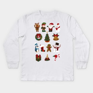 NAVIDAD POR DOQUIER Kids Long Sleeve T-Shirt